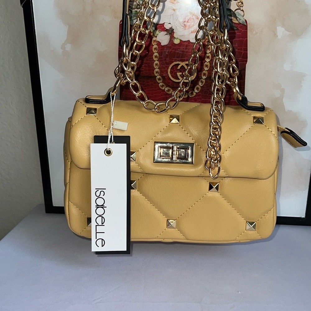 Isabelle Vegan leather Studded Crossbody Bag - Picture 16 of 16